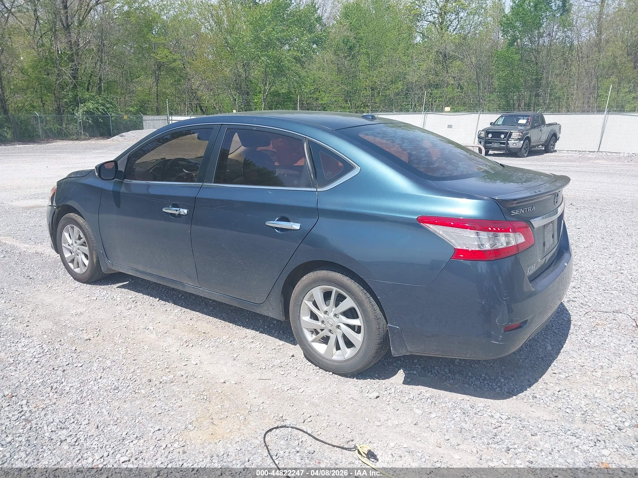 2015 Nissan Sentra Sv Blue vin: 3N1AB7AP9FY295605
