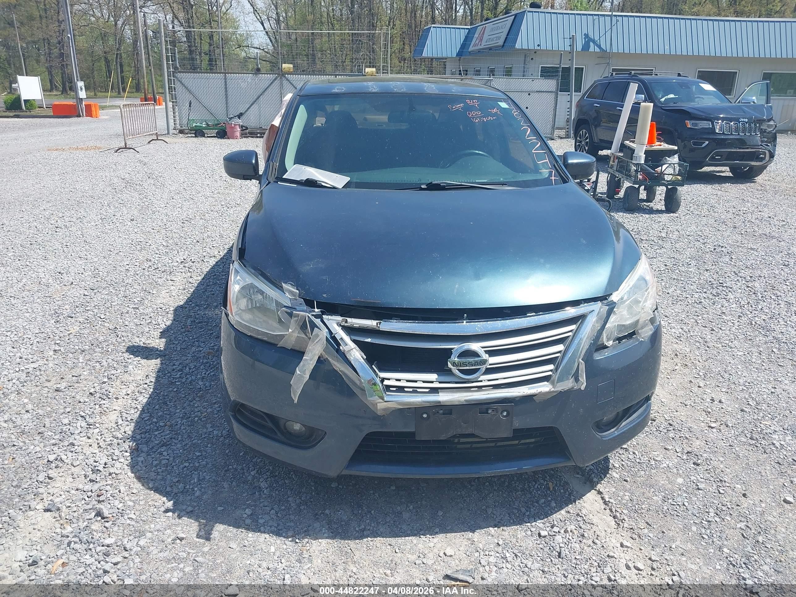 2015 Nissan Sentra Sv Blue vin: 3N1AB7AP9FY295605