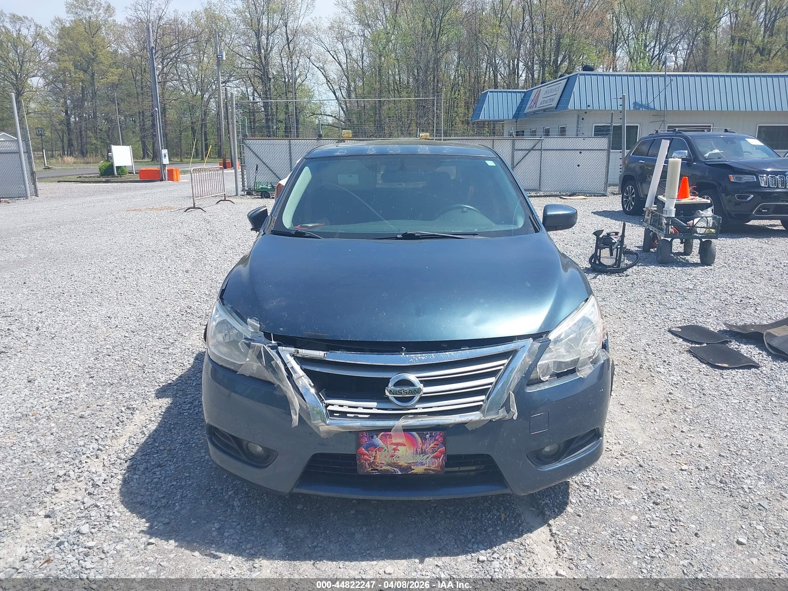 2015 Nissan Sentra Sv Blue vin: 3N1AB7AP9FY295605