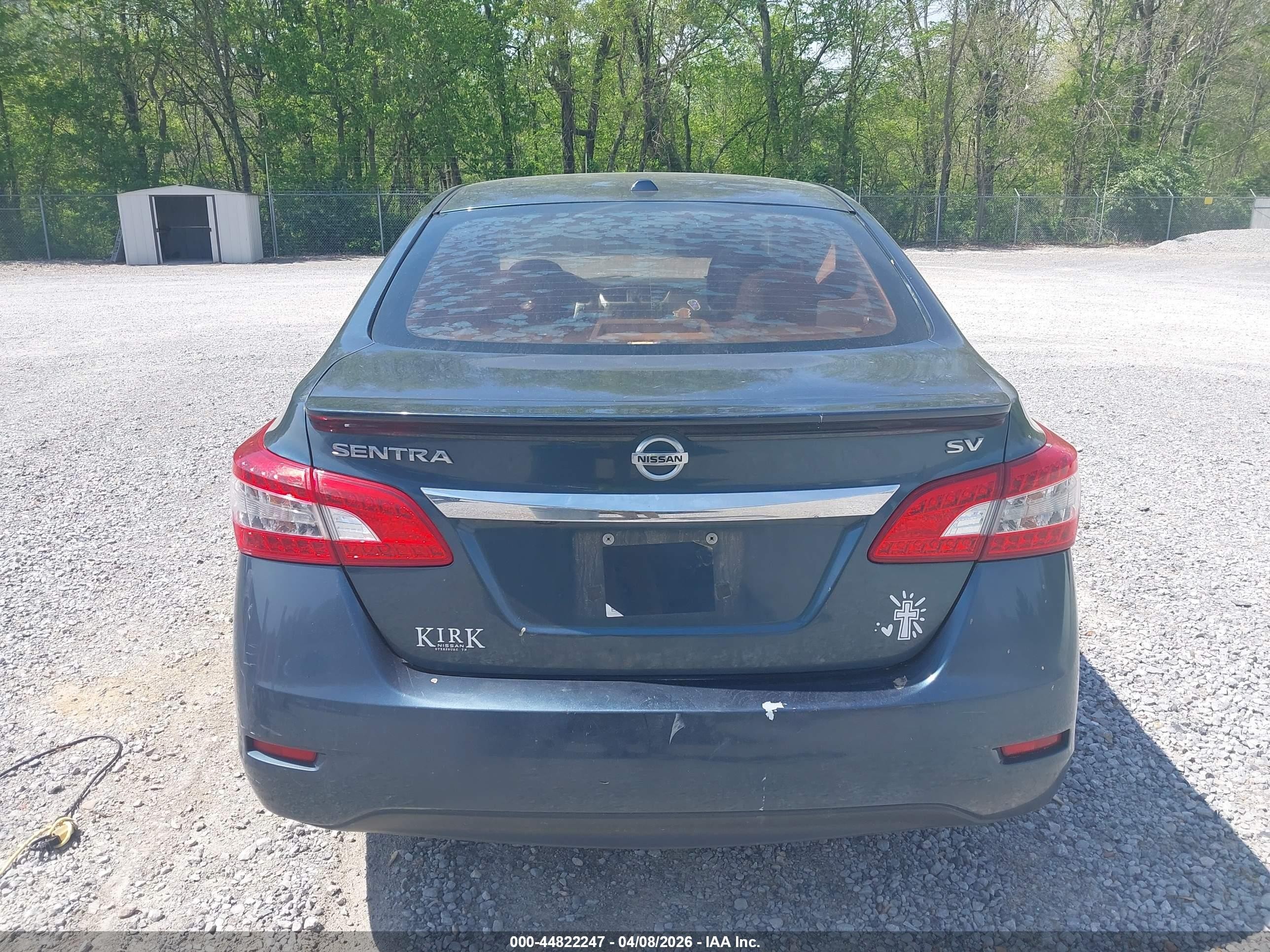 2015 Nissan Sentra Sv Blue vin: 3N1AB7AP9FY295605