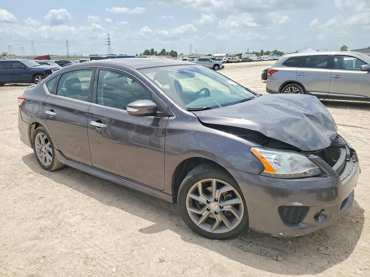 2015 Nissan Sentra Sr Угольный vin: 3N1AB7AP9FY300057