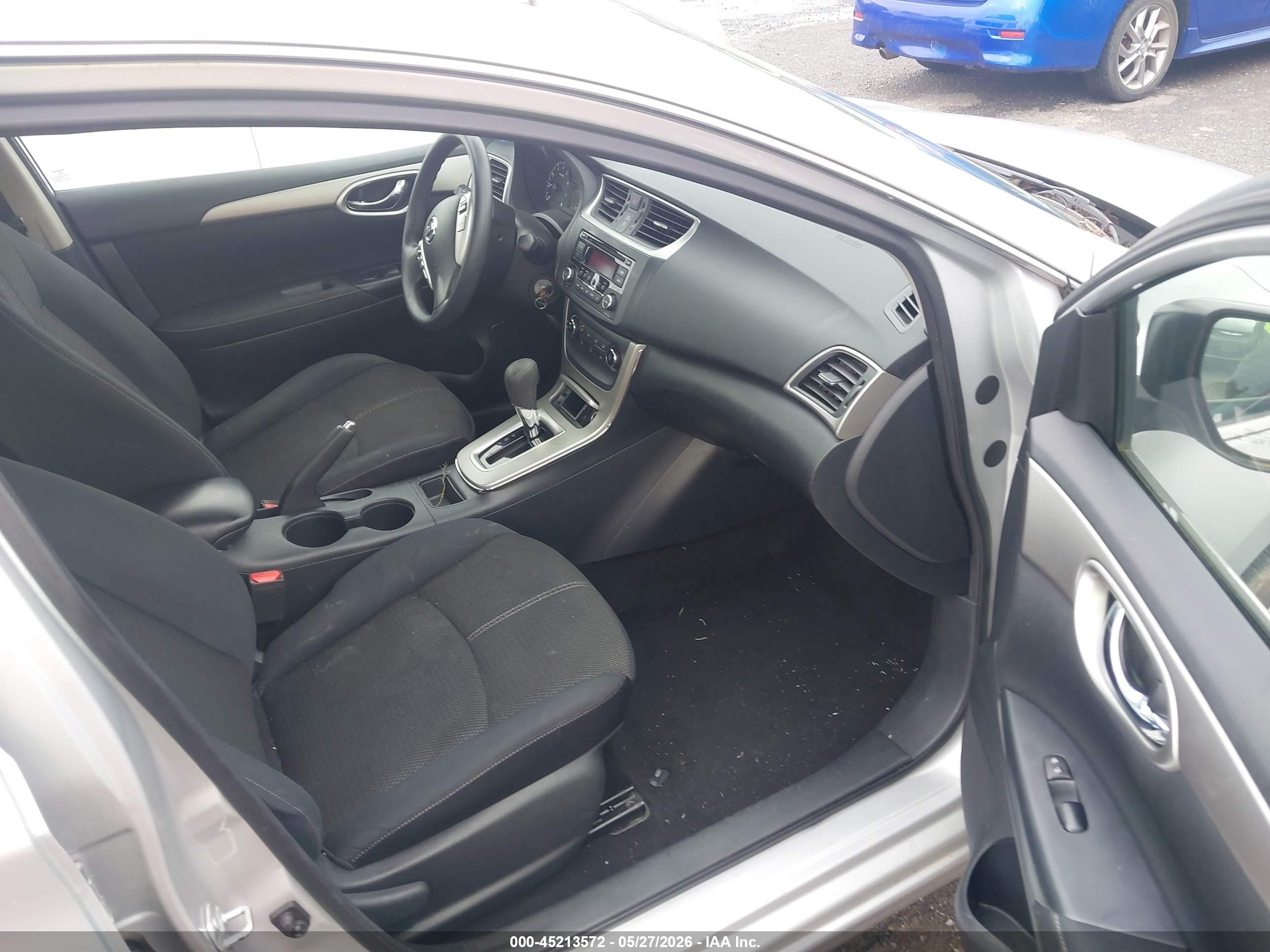 2015 Nissan Sentra S Silver vin: 3N1AB7AP9FY305937