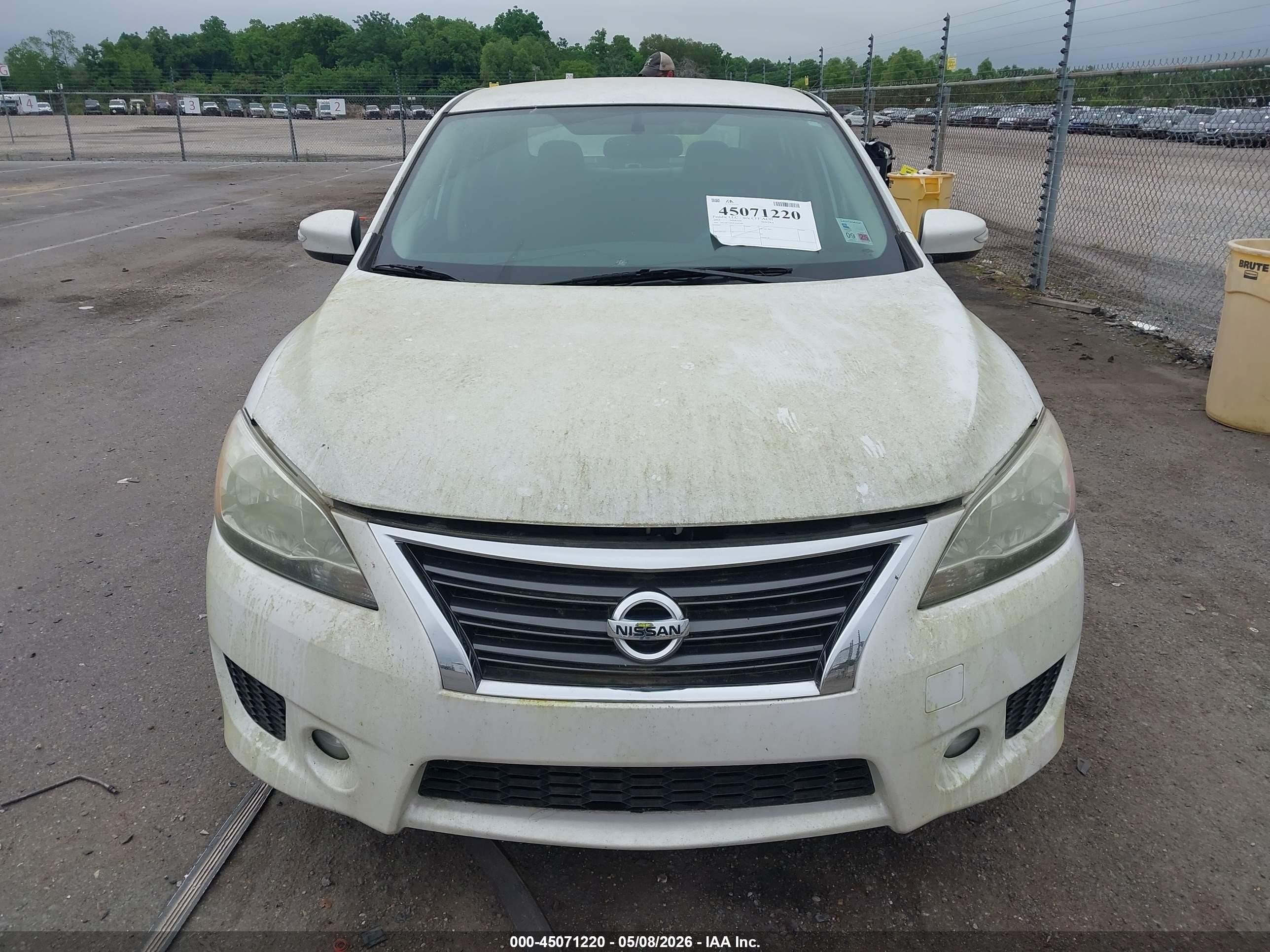 2015 Nissan Sentra Fe+ S/s/sl/sr/sv White vin: 3N1AB7AP9FY306599