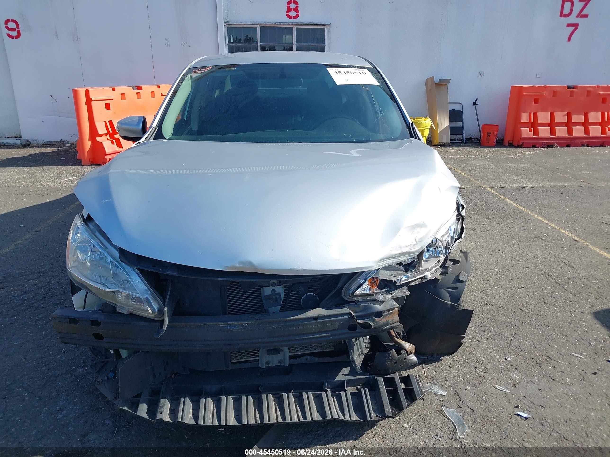 2015 Nissan Sentra Sr Silver vin: 3N1AB7AP9FY307204
