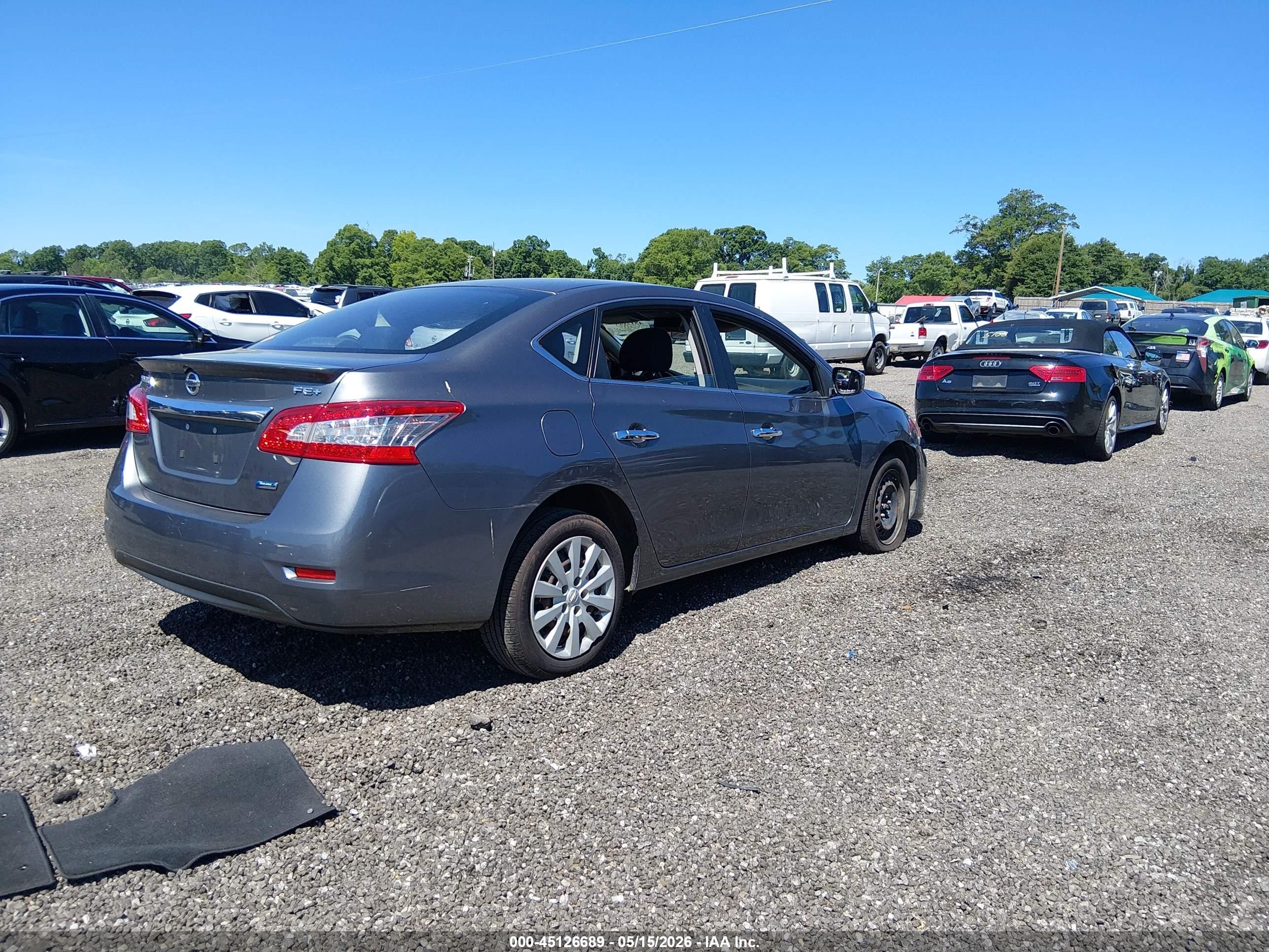 2015 Nissan Sentra Fe+ S Серый vin: 3N1AB7AP9FY307252