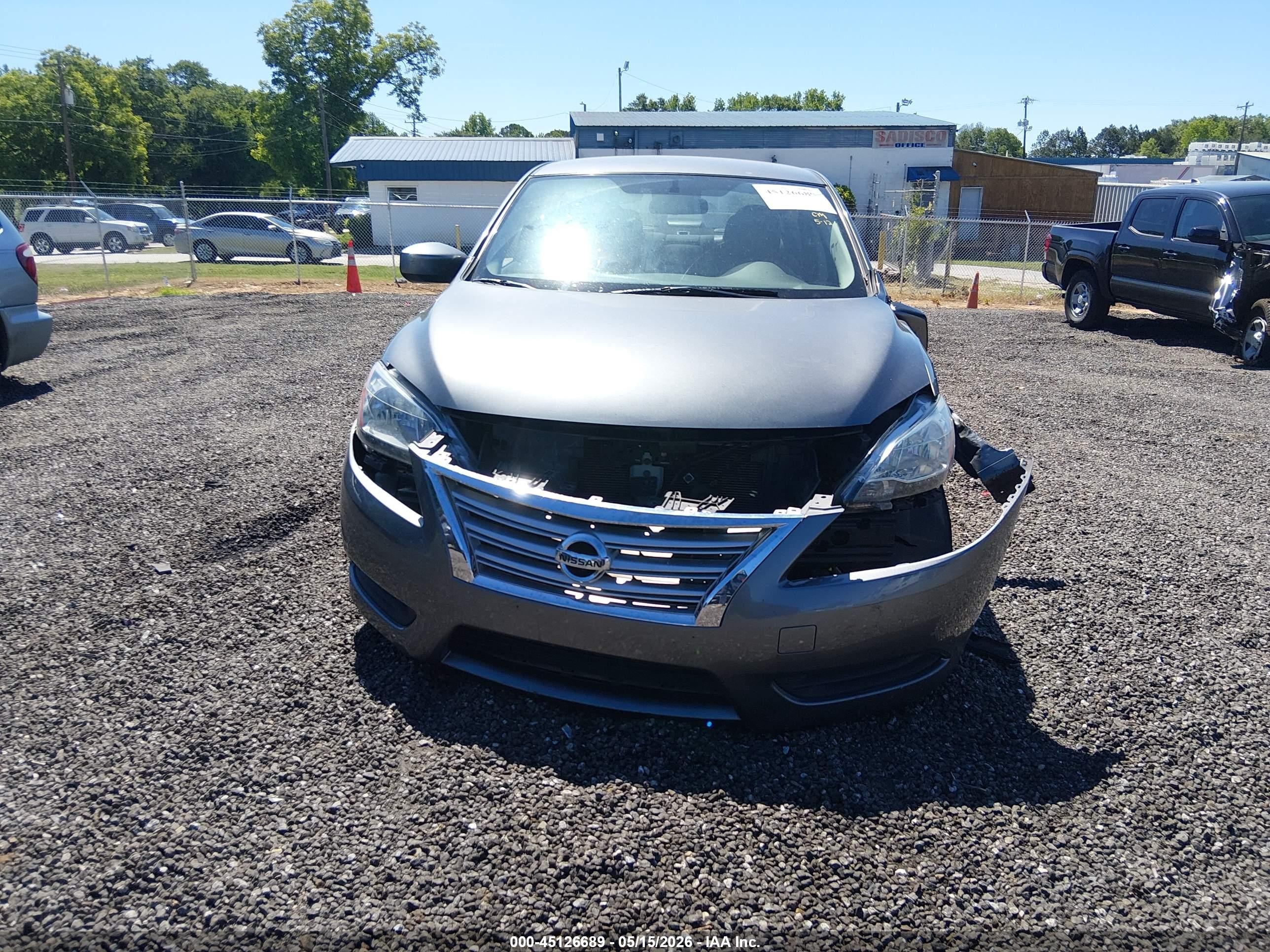 2015 Nissan Sentra Fe+ S Серый vin: 3N1AB7AP9FY307252