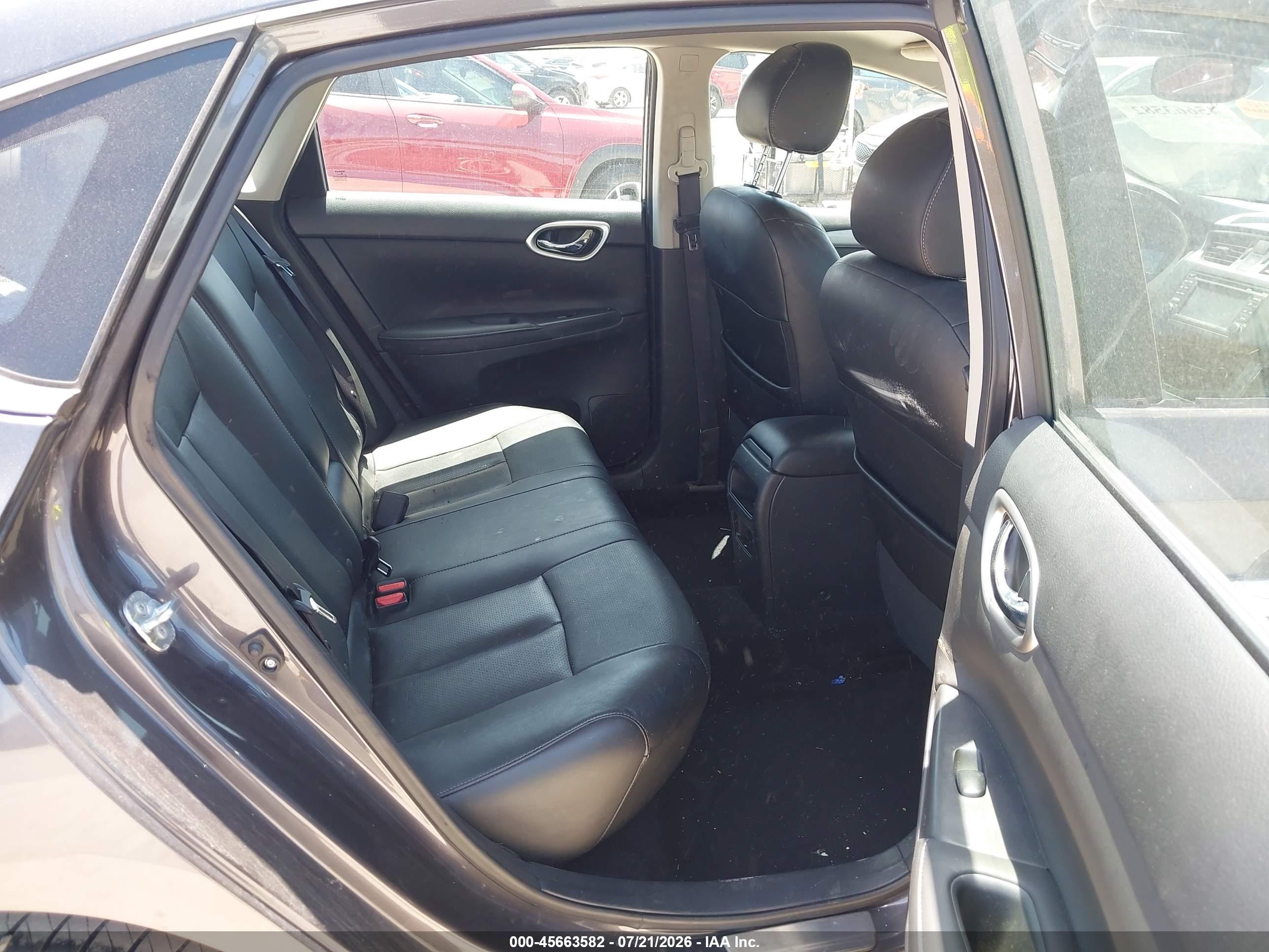 2015 Nissan Sentra Sr Серый vin: 3N1AB7AP9FY308451