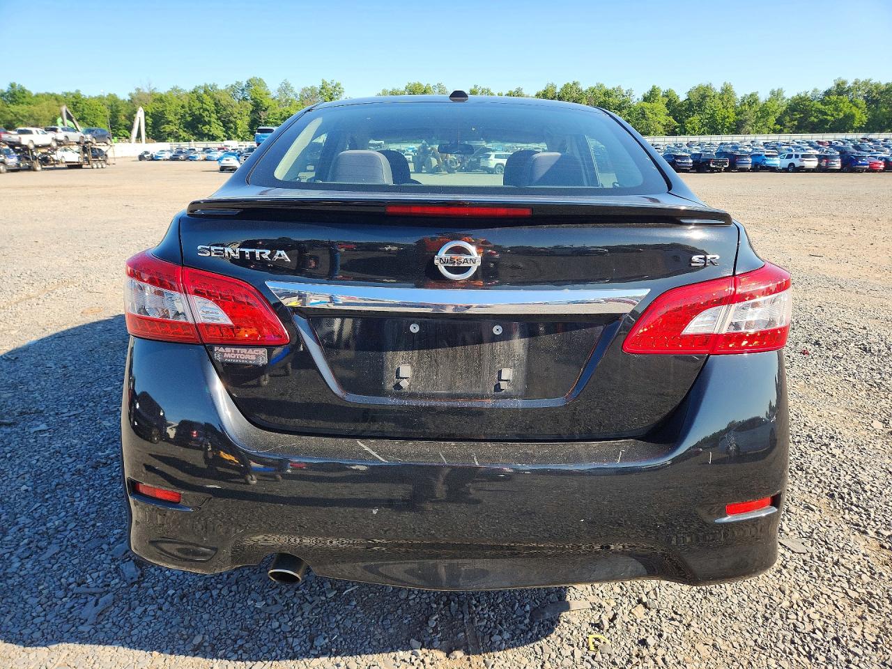 2015 Nissan Sentra Sr Black vin: 3N1AB7AP9FY312693