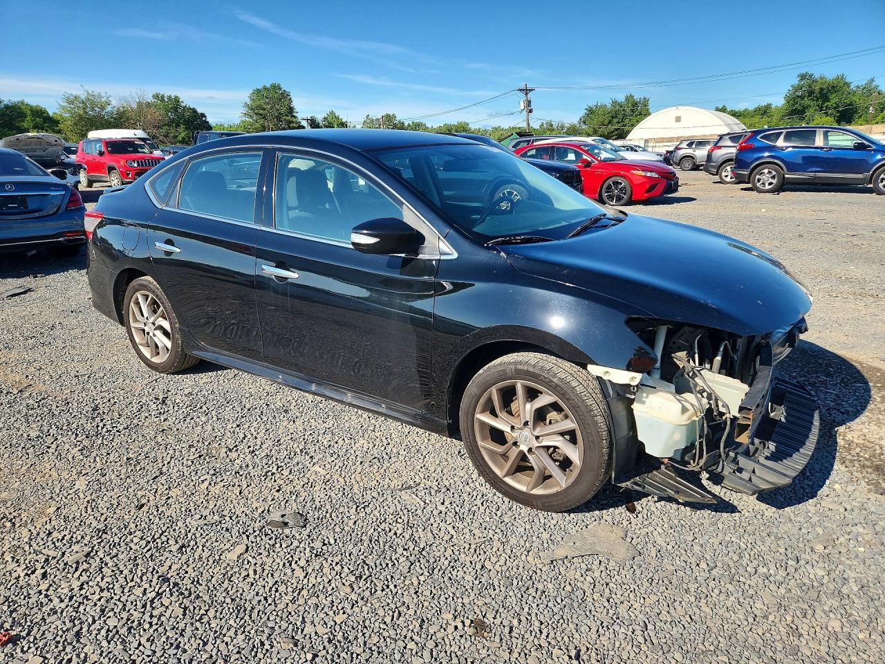 2015 Nissan Sentra Sr Black vin: 3N1AB7AP9FY312693