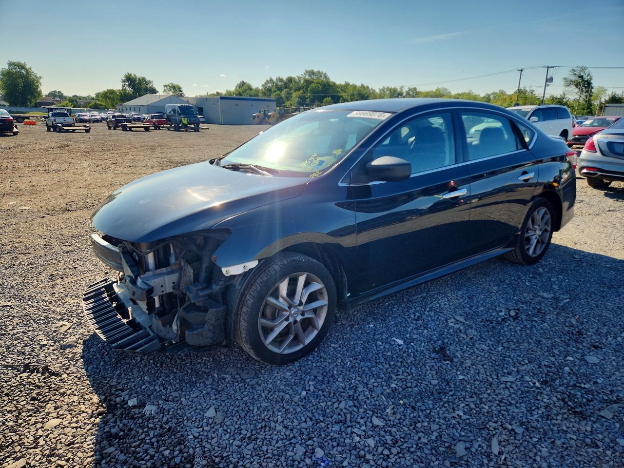 2015 Nissan Sentra Sr Black vin: 3N1AB7AP9FY312693