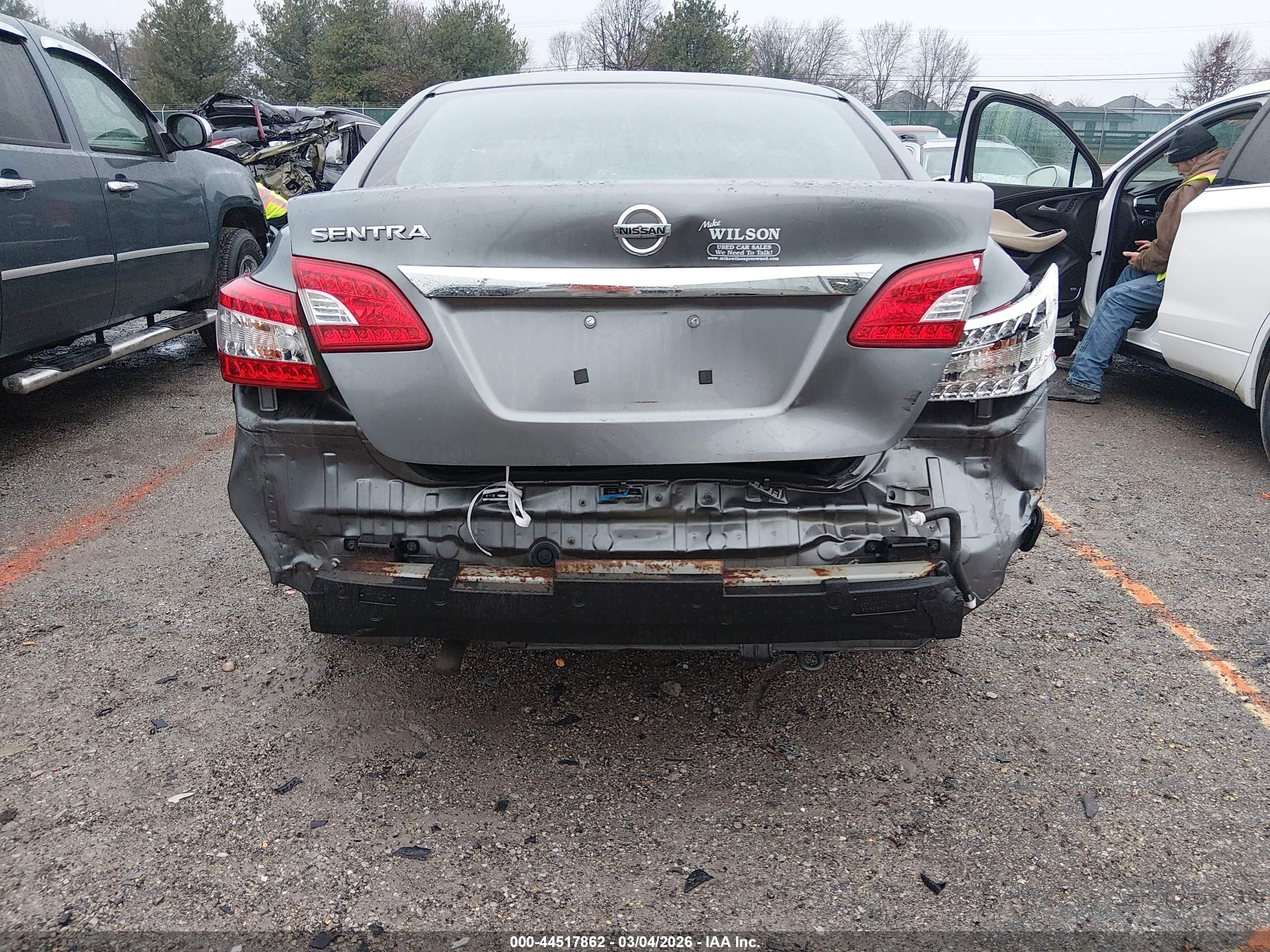 2015 Nissan Sentra S Green vin: 3N1AB7AP9FY314704