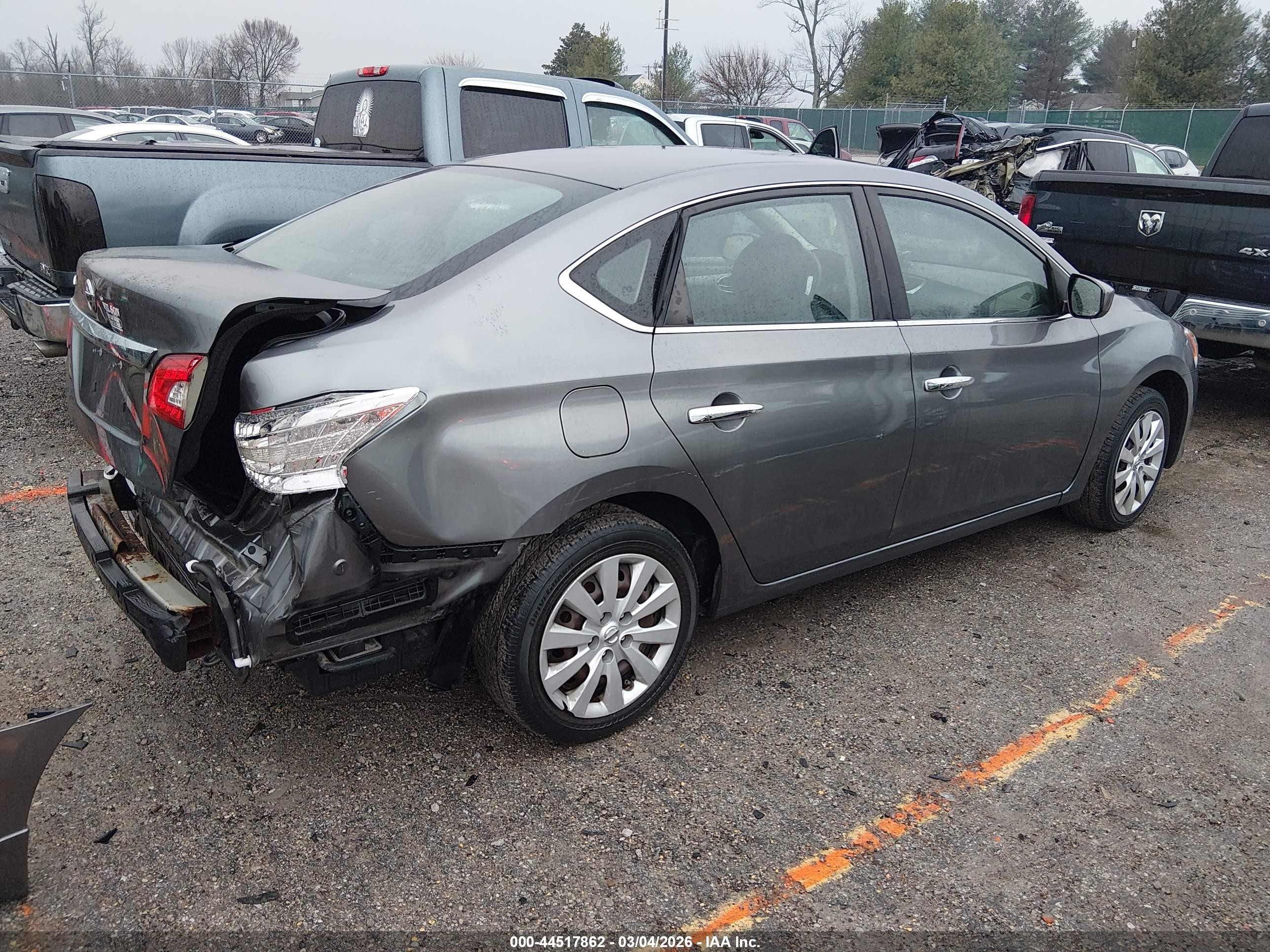 2015 Nissan Sentra S Green vin: 3N1AB7AP9FY314704