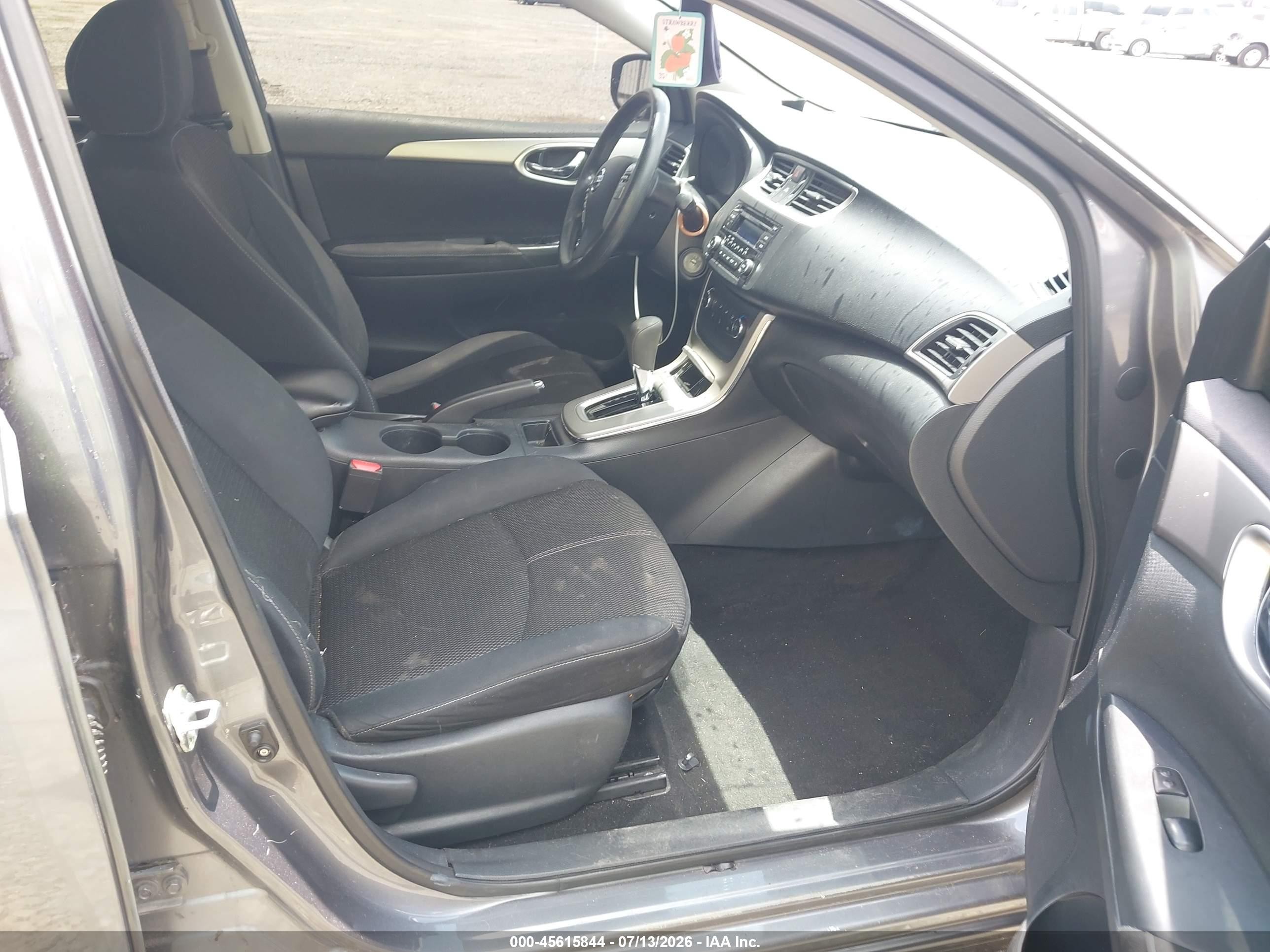 2015 Nissan Sentra S Gray vin: 3N1AB7AP9FY321863