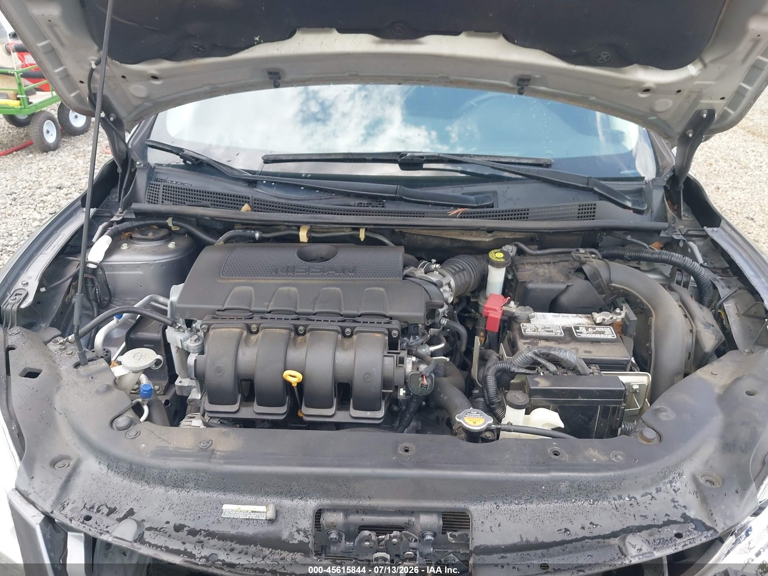 2015 Nissan Sentra S Gray vin: 3N1AB7AP9FY321863