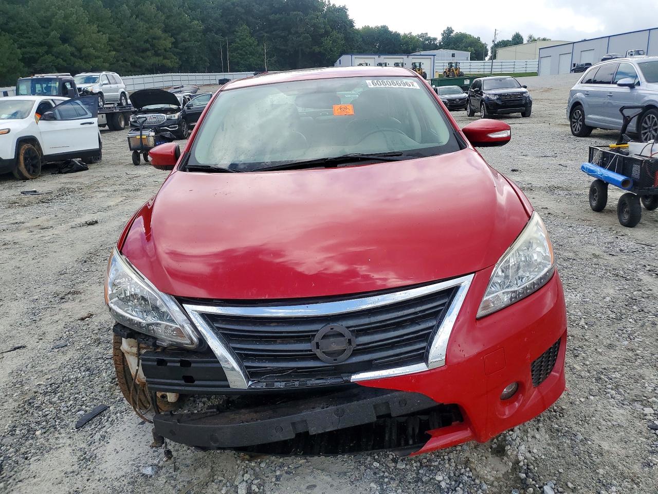 2015 Nissan Sentra Sr Красный vin: 3N1AB7AP9FY322480