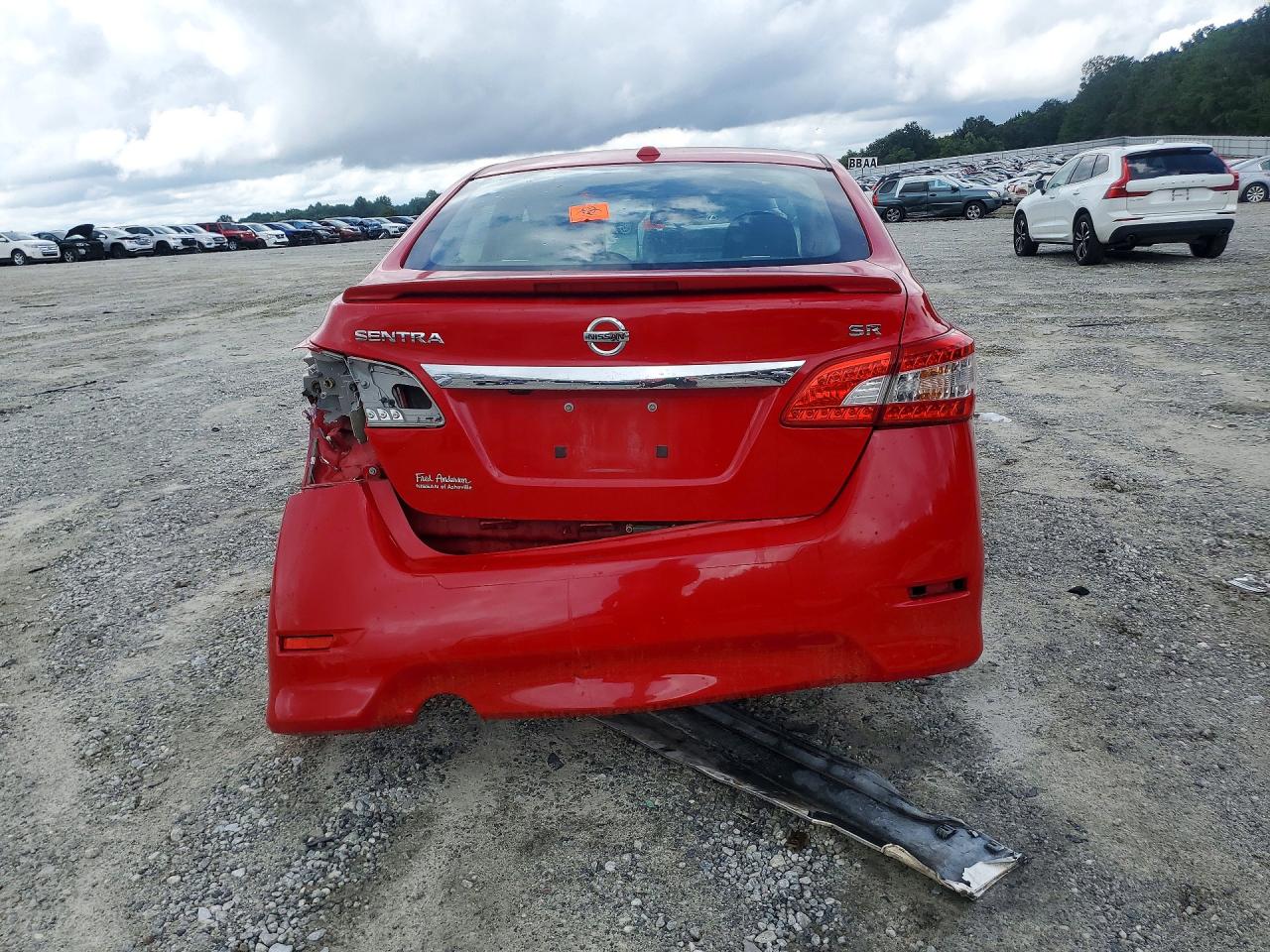 2015 Nissan Sentra Sr Красный vin: 3N1AB7AP9FY322480