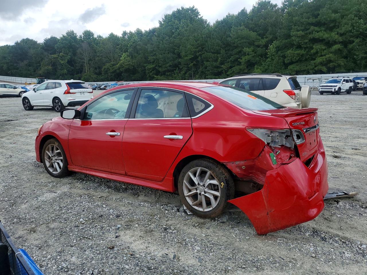 2015 Nissan Sentra Sr Красный vin: 3N1AB7AP9FY322480