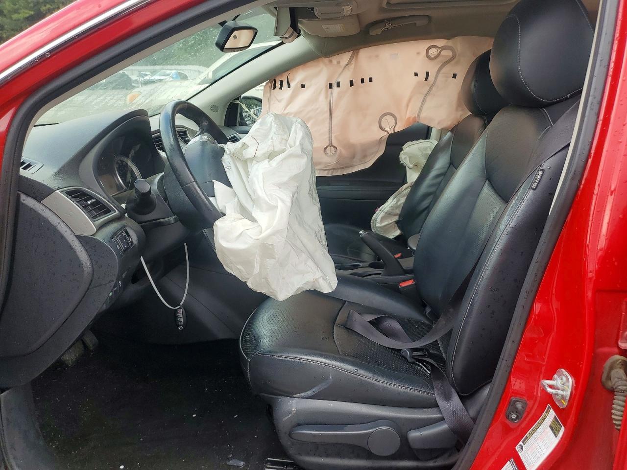 2015 Nissan Sentra Sr Красный vin: 3N1AB7AP9FY322480