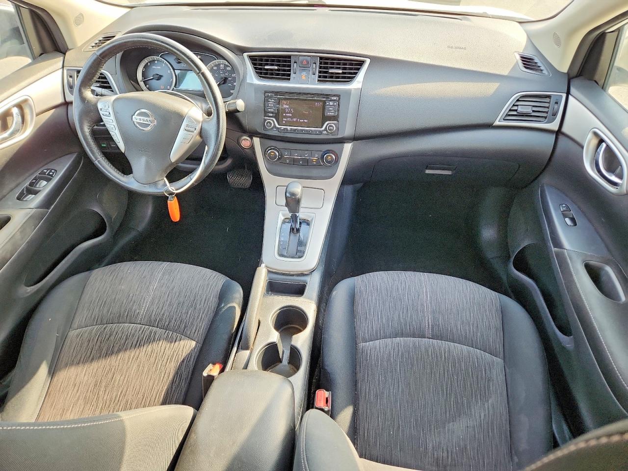 2015 Nissan Sentra Sv Белый vin: 3N1AB7AP9FY325248