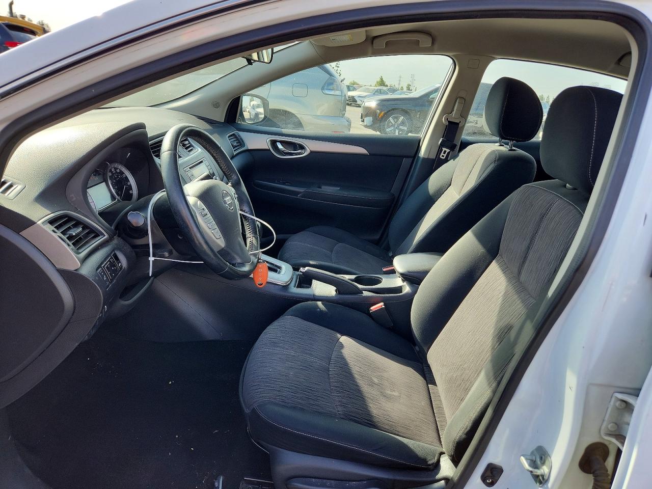 2015 Nissan Sentra Sv Белый vin: 3N1AB7AP9FY325248