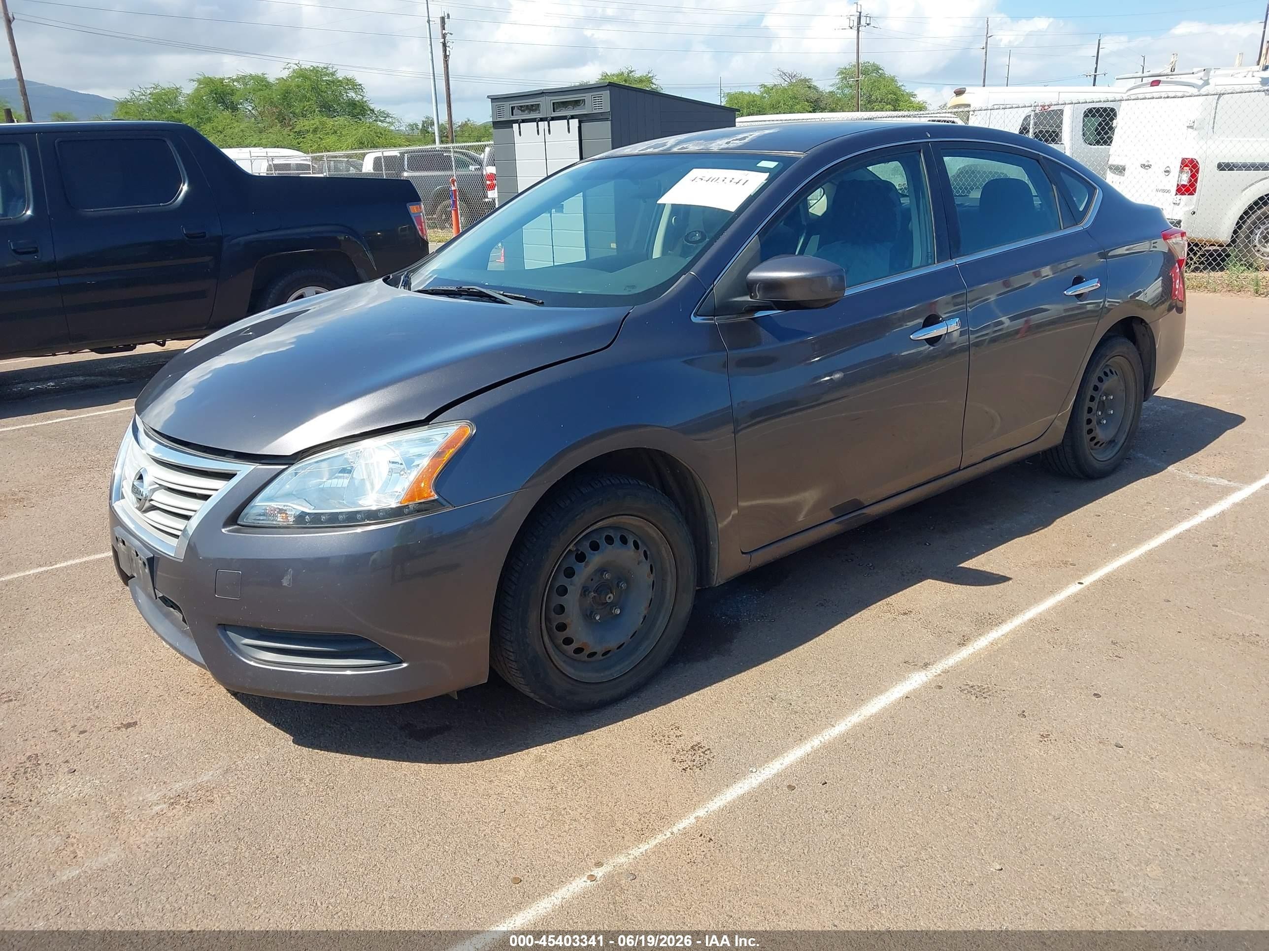2015 Nissan Sentra Sv Black vin: 3N1AB7AP9FY332684