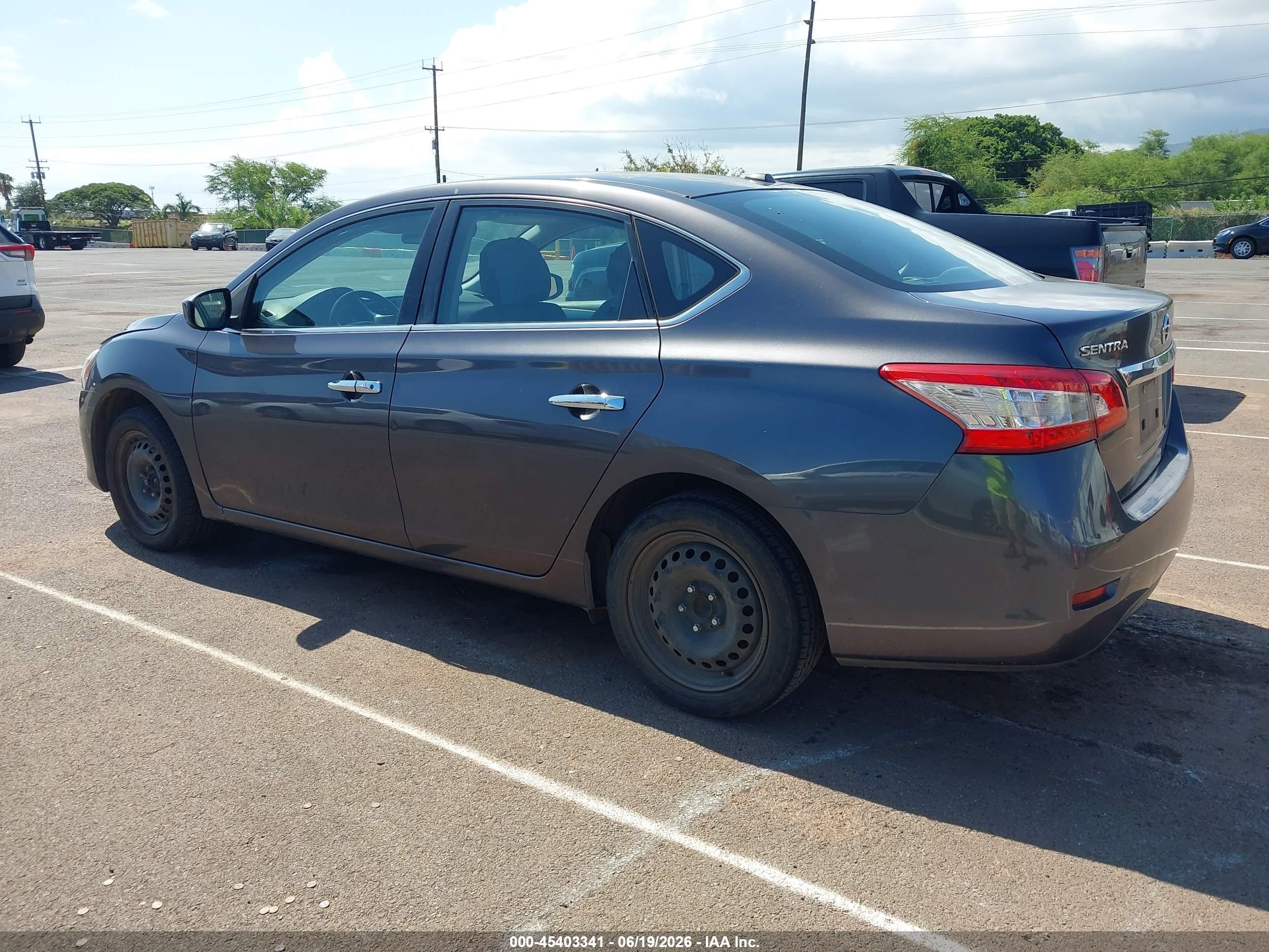 2015 Nissan Sentra Sv Black vin: 3N1AB7AP9FY332684