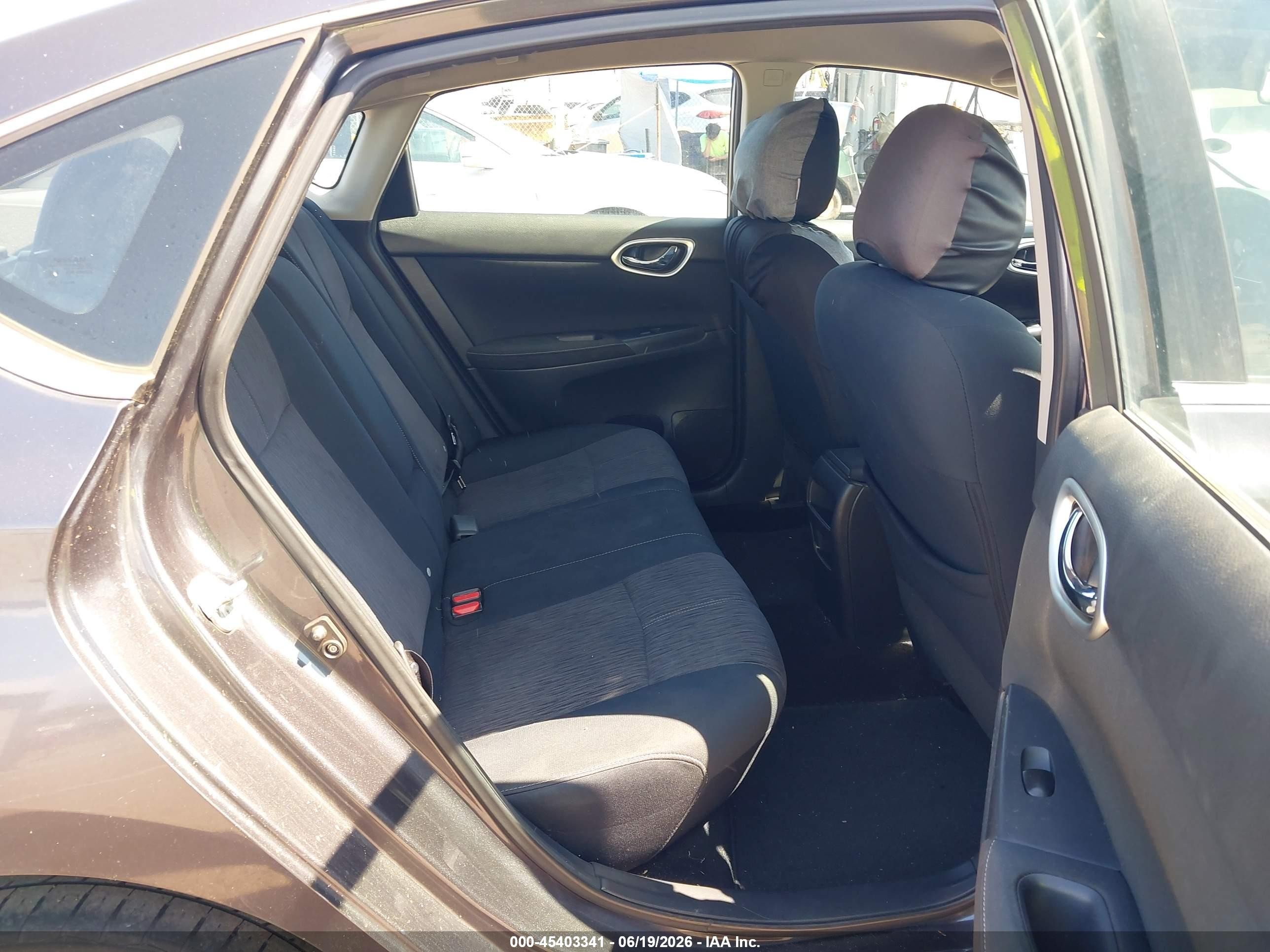 2015 Nissan Sentra Sv Black vin: 3N1AB7AP9FY332684