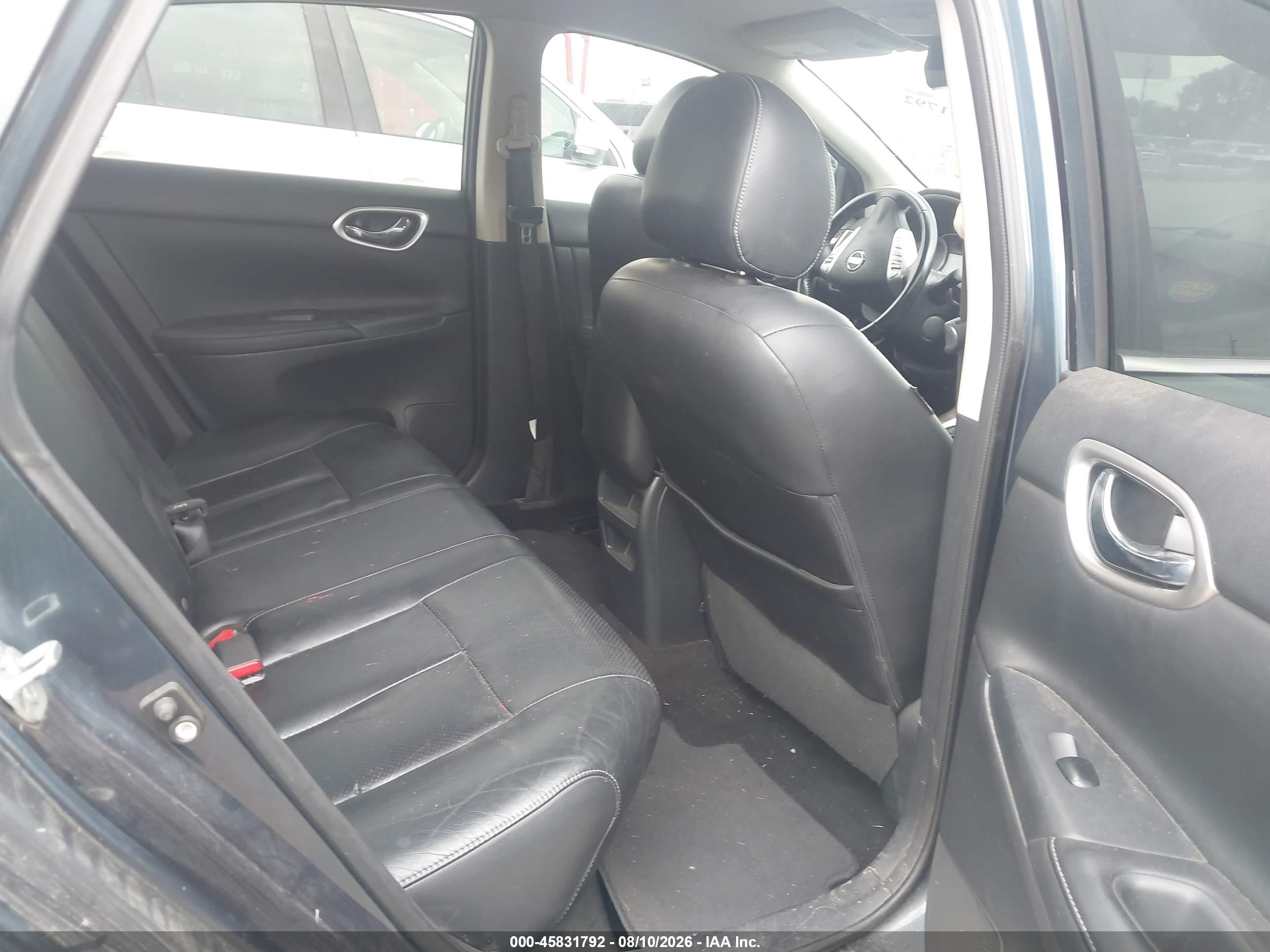 2015 Nissan Sentra Sl Blue vin: 3N1AB7AP9FY335780
