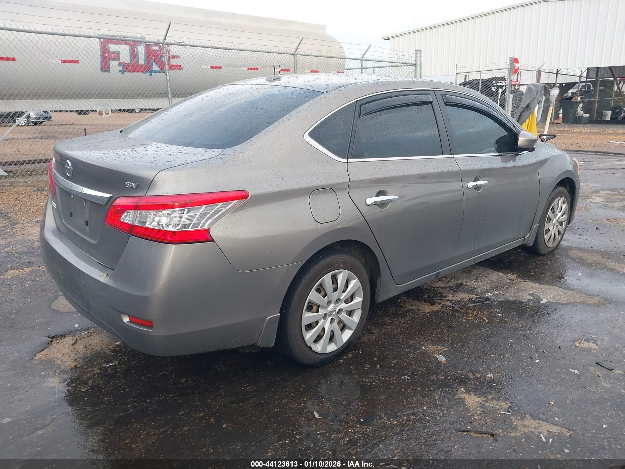 2015 Nissan Sentra Sv Gray vin: 3N1AB7AP9FY336105