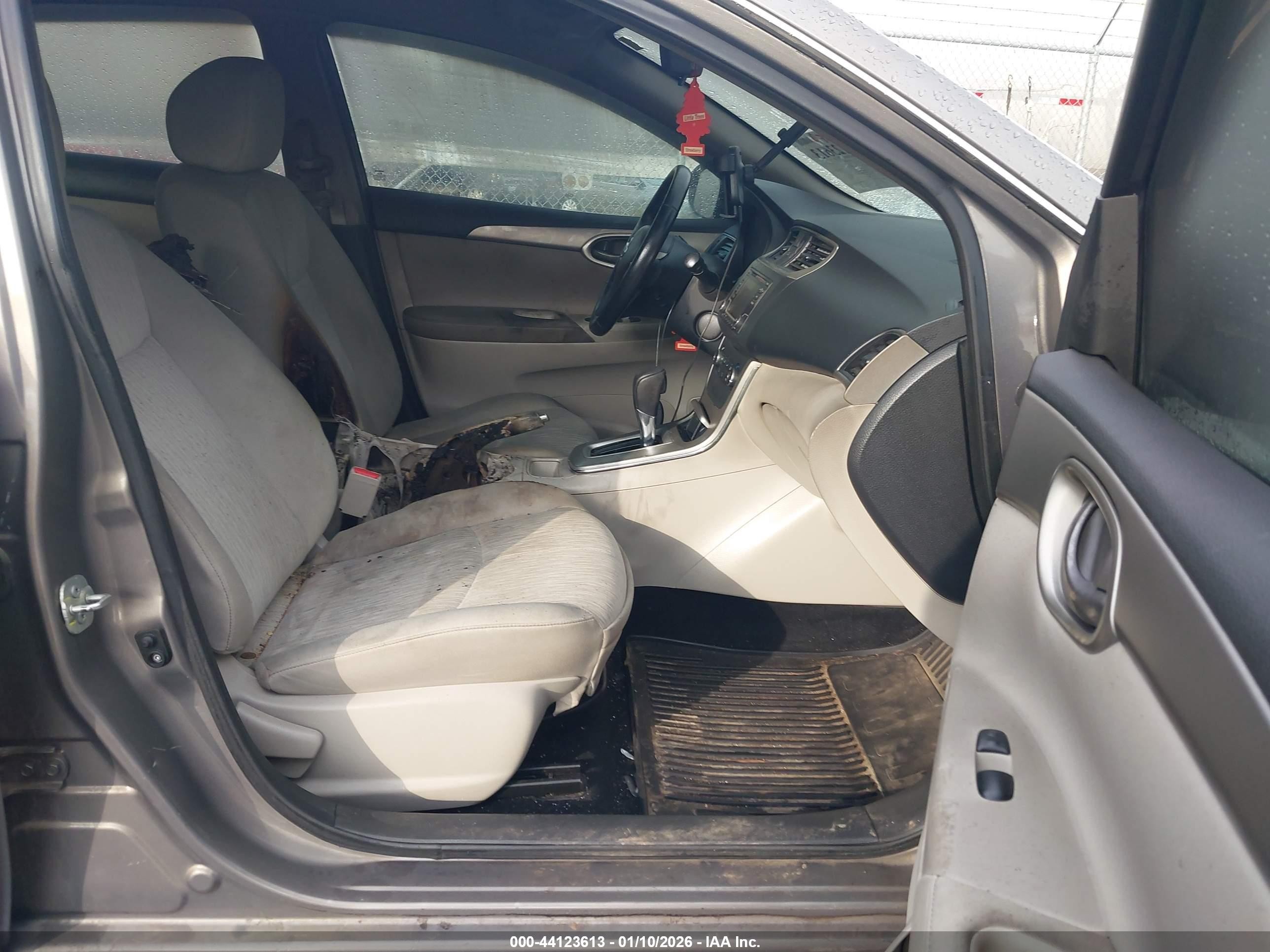2015 Nissan Sentra Sv Gray vin: 3N1AB7AP9FY336105
