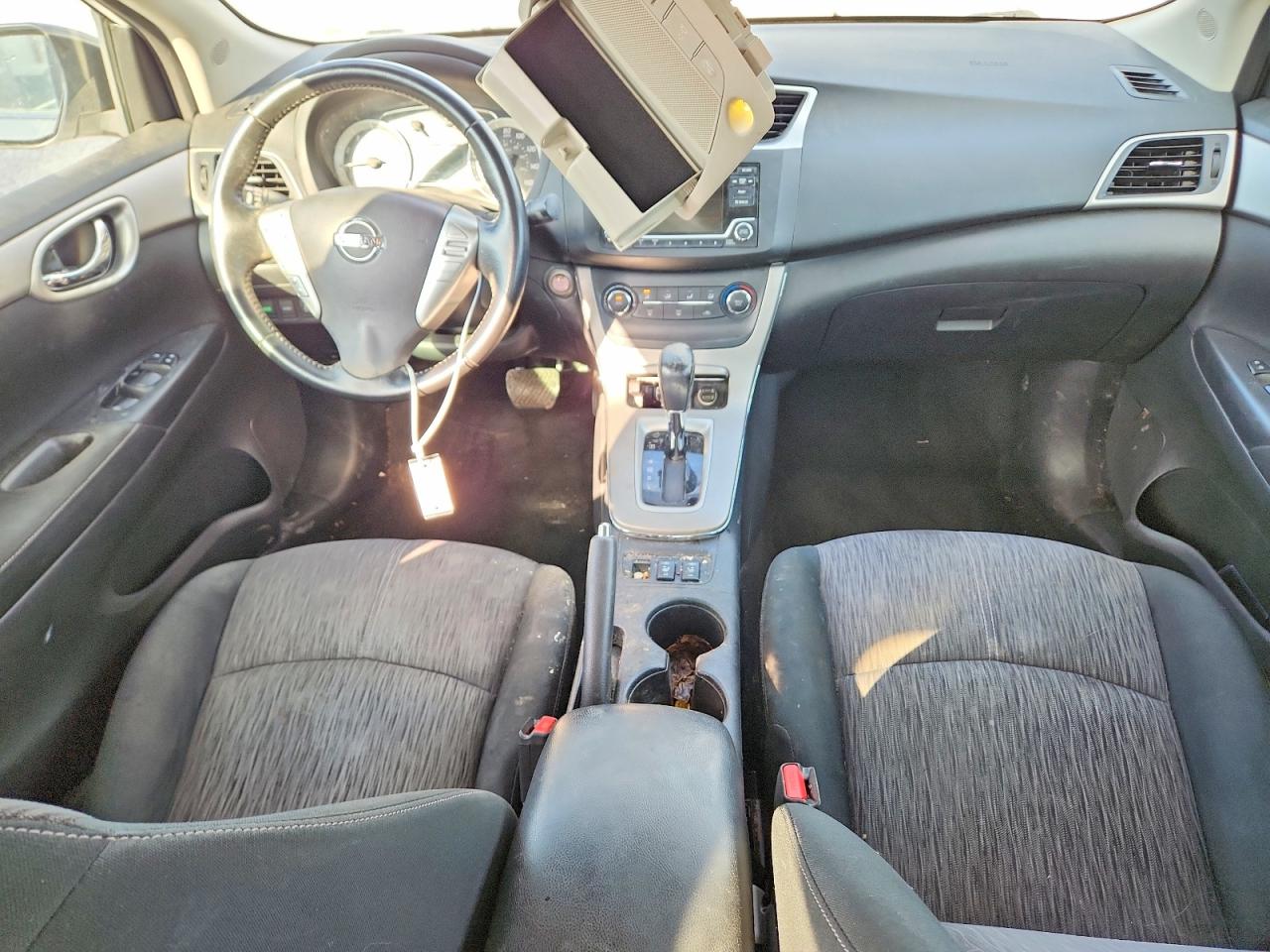 2015 Nissan Sentra Sv White vin: 3N1AB7AP9FY342390