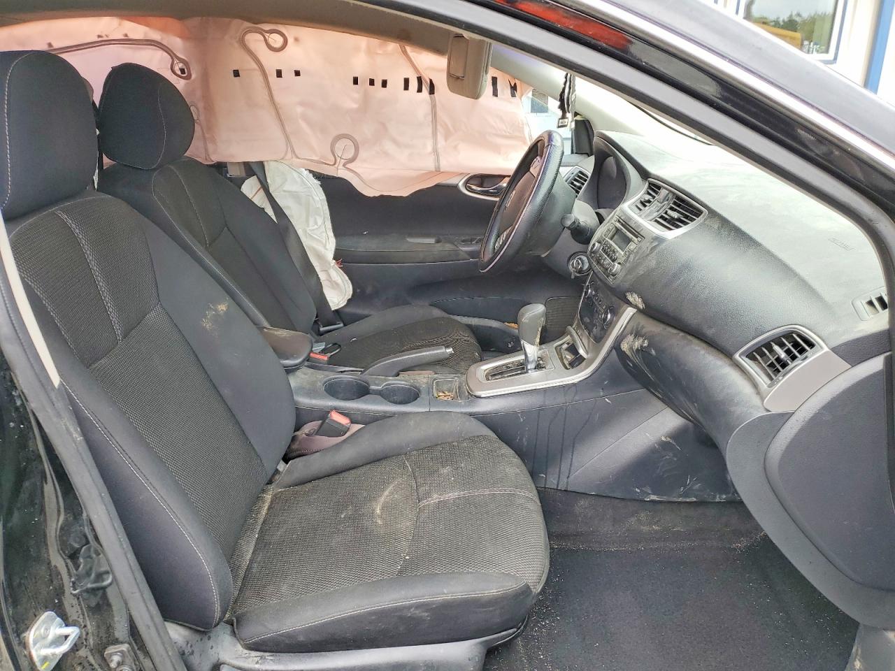2015 Nissan Sentra S Черный vin: 3N1AB7AP9FY348240