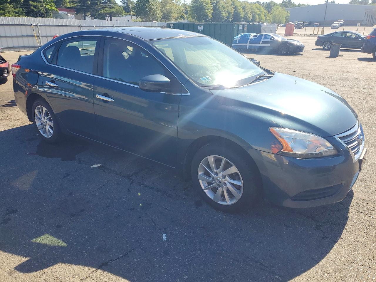 2015 Nissan Sentra Sv Gray vin: 3N1AB7AP9FY349582