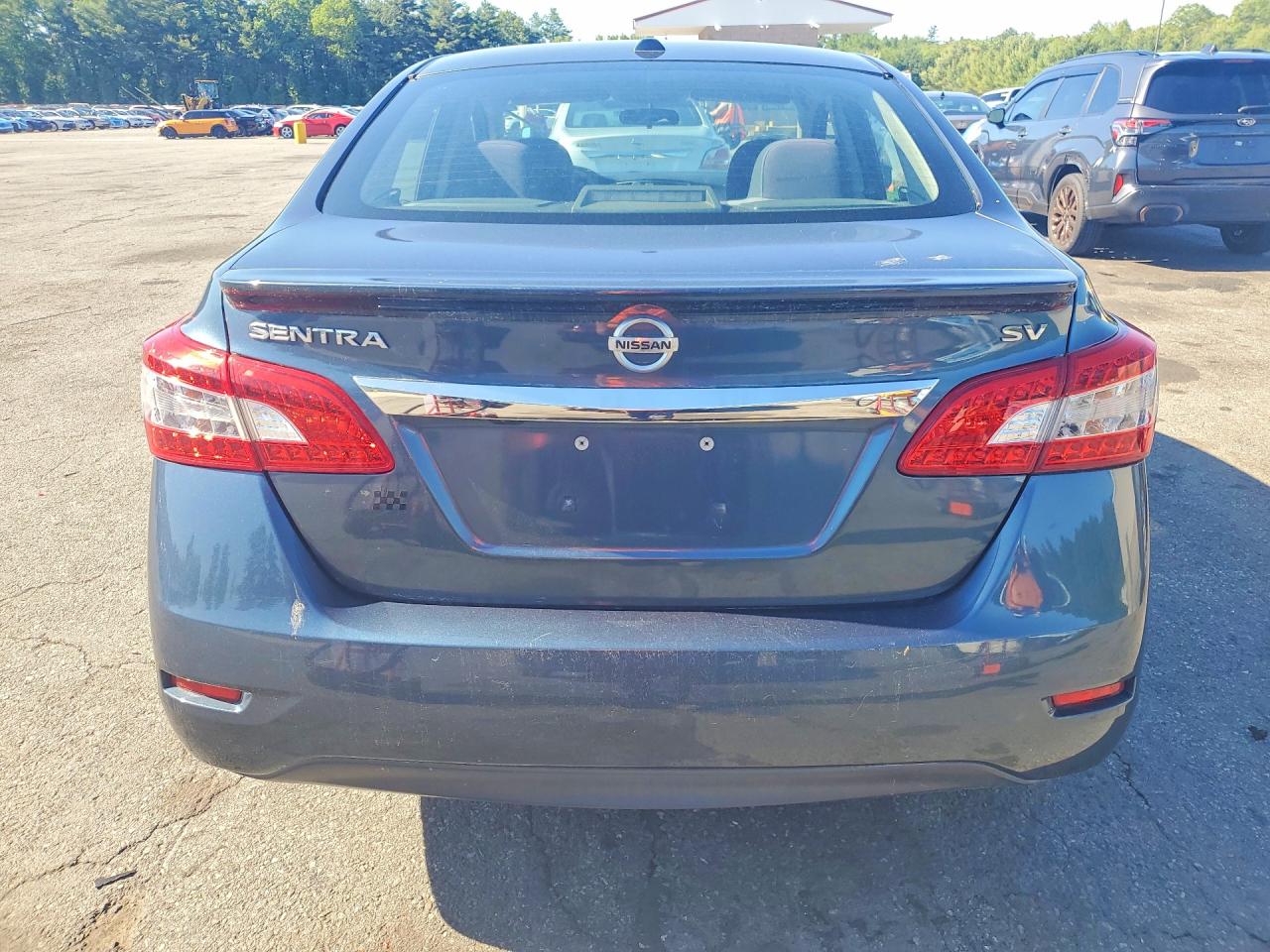 2015 Nissan Sentra Sv Gray vin: 3N1AB7AP9FY349582