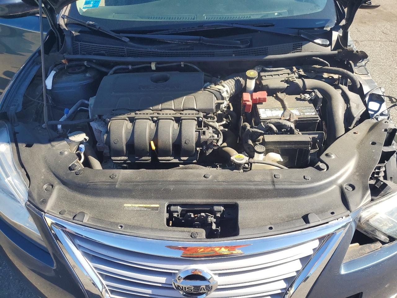 2015 Nissan Sentra Sv Gray vin: 3N1AB7AP9FY349582