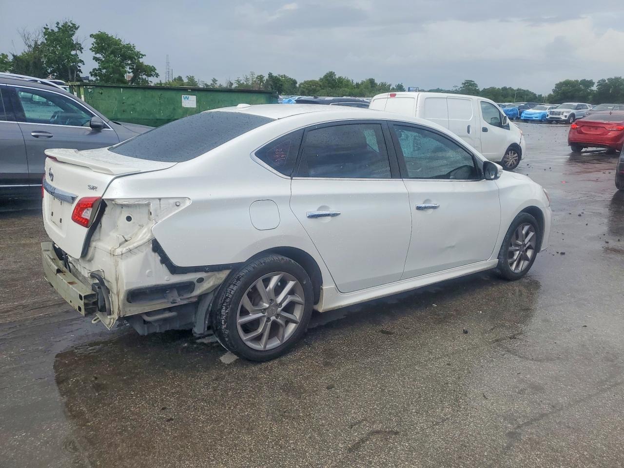 2015 Nissan Sentra Sr White vin: 3N1AB7AP9FY355740