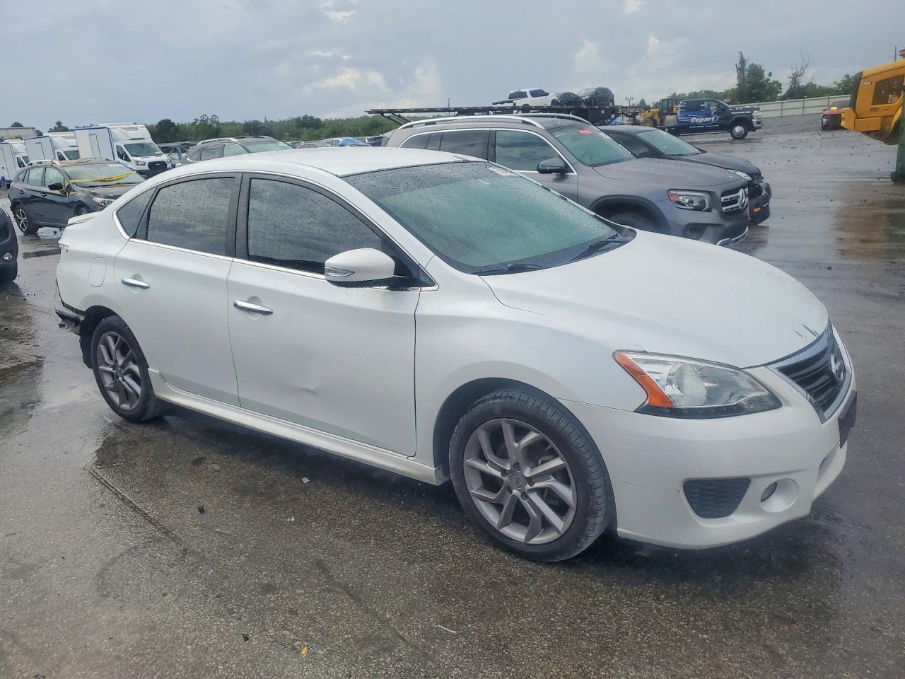 2015 Nissan Sentra Sr White vin: 3N1AB7AP9FY355740