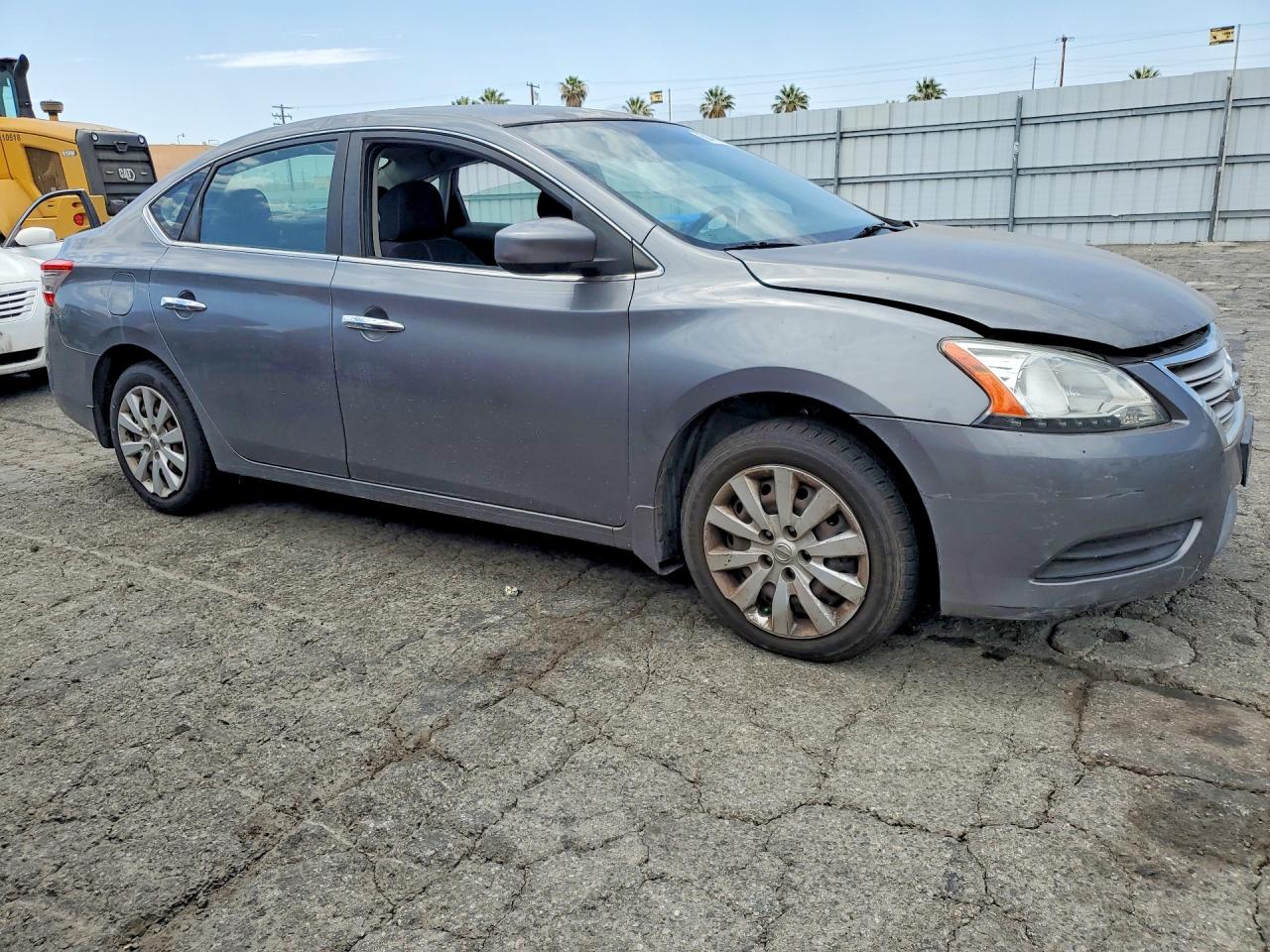 2015 Nissan Sentra S Gray vin: 3N1AB7AP9FY365202