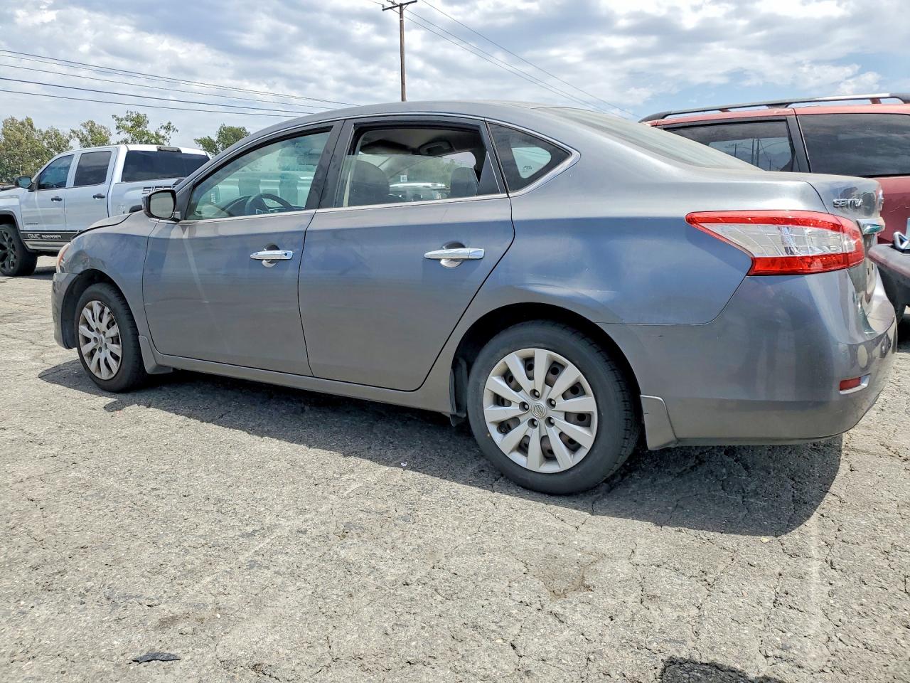 2015 Nissan Sentra S Gray vin: 3N1AB7AP9FY365202