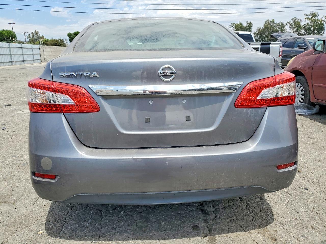 2015 Nissan Sentra S Gray vin: 3N1AB7AP9FY365202