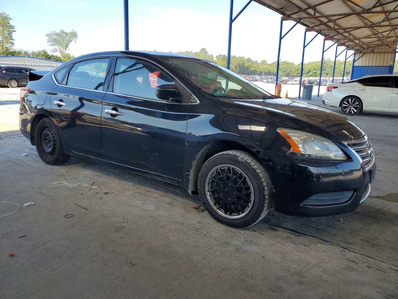 2015 Nissan Sentra Black vin: 3N1AB7AP9FY368505