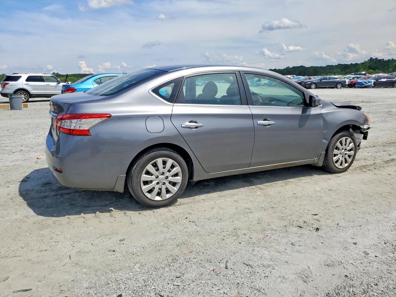 2015 Nissan Sentra S Gray vin: 3N1AB7AP9FY368861