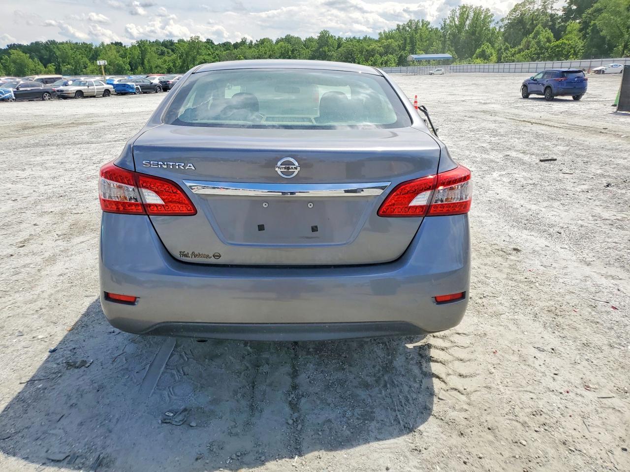 2015 Nissan Sentra S Gray vin: 3N1AB7AP9FY368861