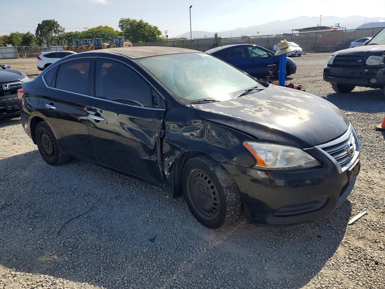 2015 Nissan Sentra S Black vin: 3N1AB7AP9FY369993