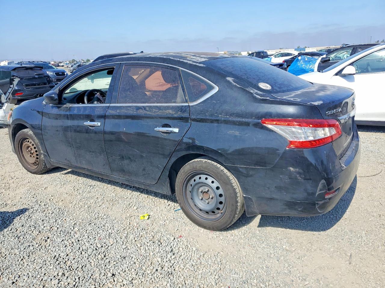 2015 Nissan Sentra S Black vin: 3N1AB7AP9FY369993