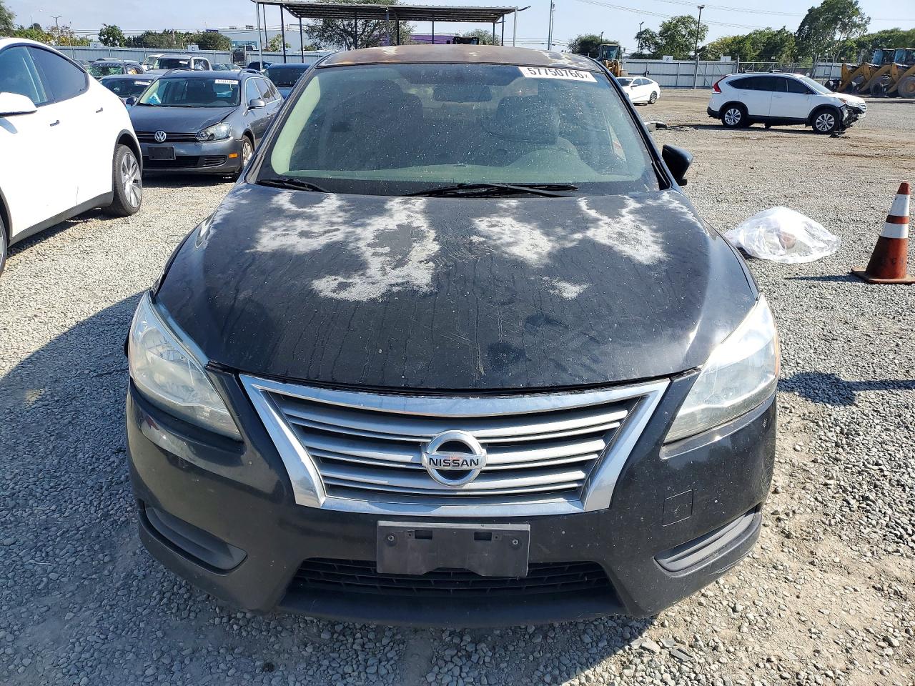 2015 Nissan Sentra S Black vin: 3N1AB7AP9FY369993