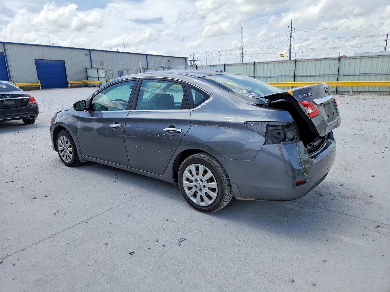 2015 Nissan Sentra Sv Gray vin: 3N1AB7AP9FY379598