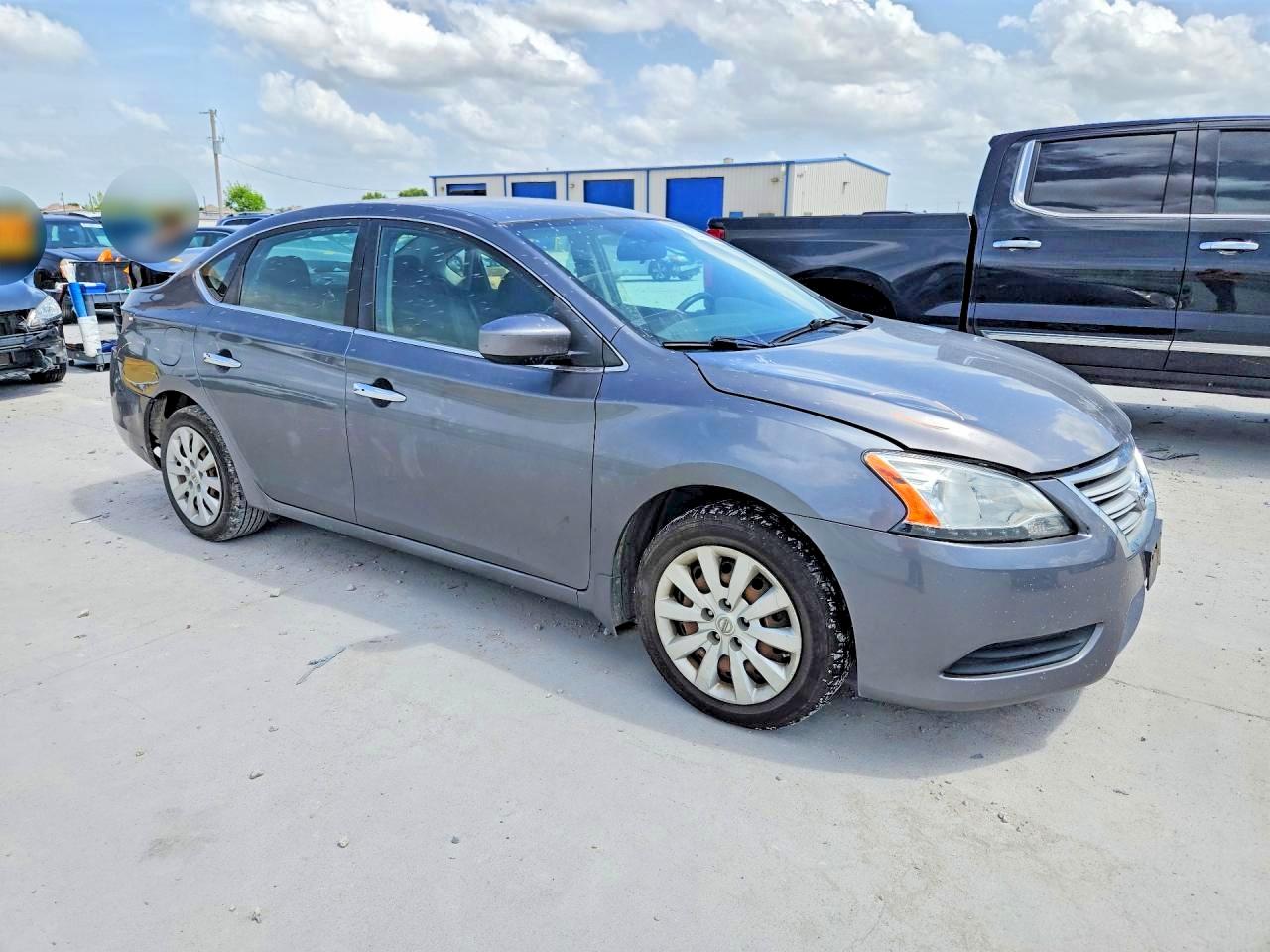 2015 Nissan Sentra Sv Gray vin: 3N1AB7AP9FY379598