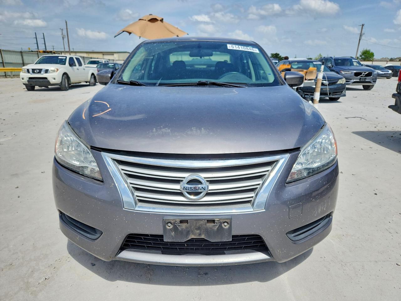 2015 Nissan Sentra Sv Gray vin: 3N1AB7AP9FY379598