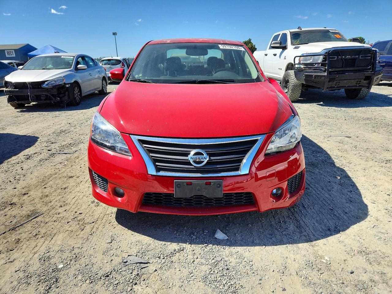 2015 Nissan Sentra Sr Red vin: 3N1AB7AP9FY380816